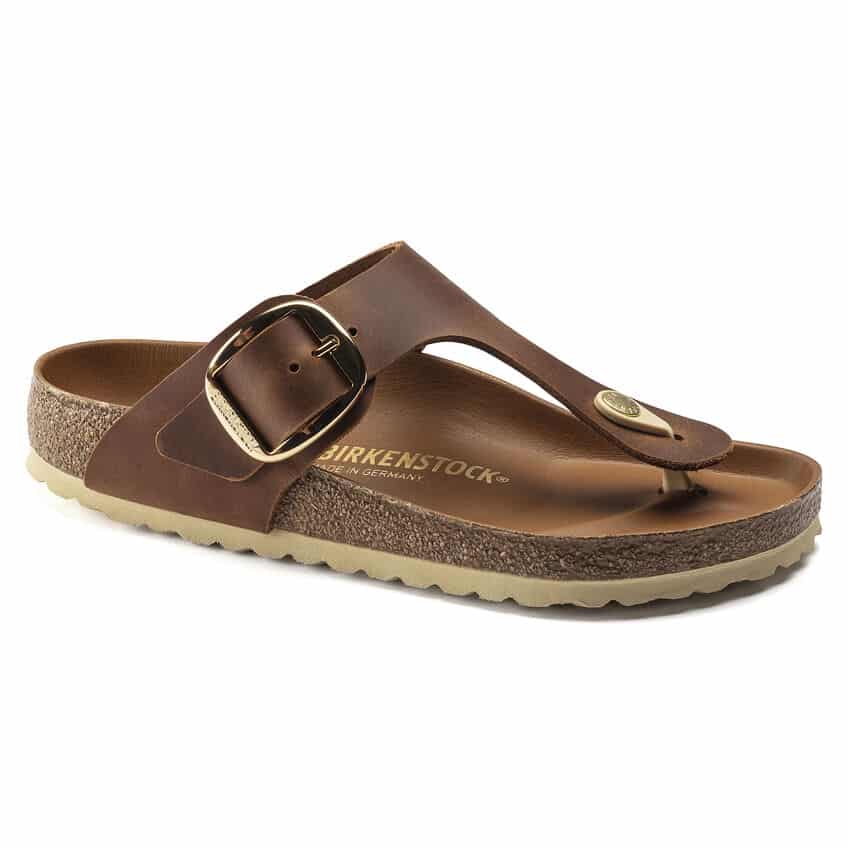 BIRKENSTOCK – GIZEH BIG BUCKLE COGNAC