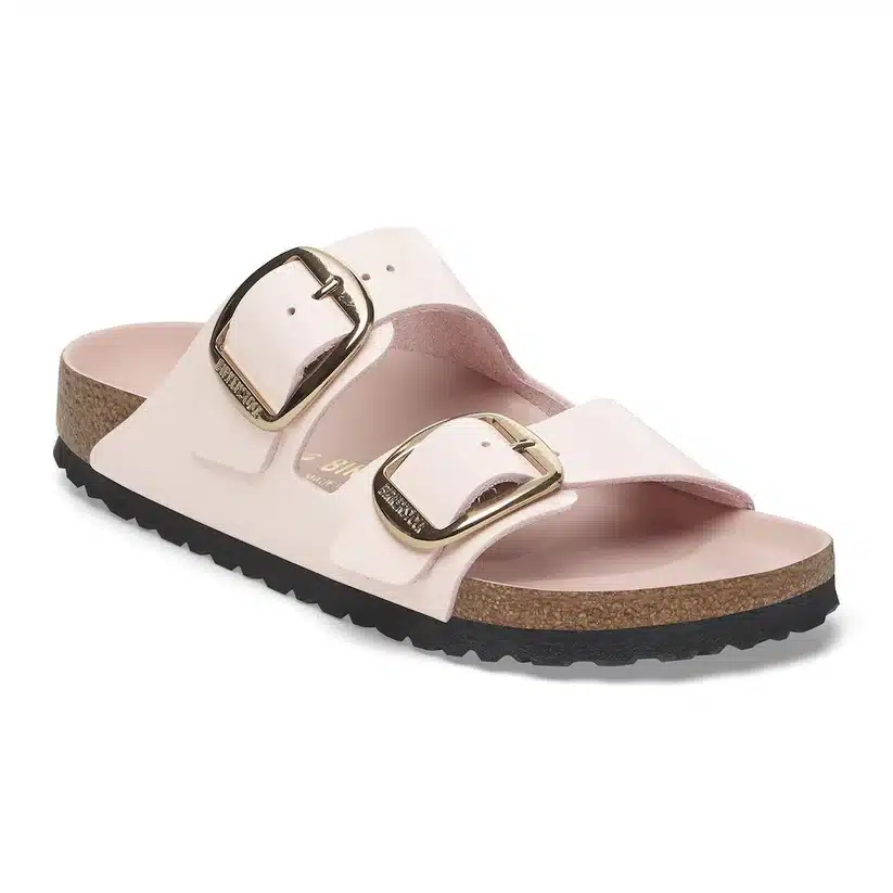 BIRKENSTOCK – ARIZONA BIG BUCKLE HIGH-SHINE LIGHT ROSE