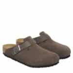 BIRKENSTOCK - BOSTON SUEDE LEATHER CONCRETE GREY - Thumbnail Image 2