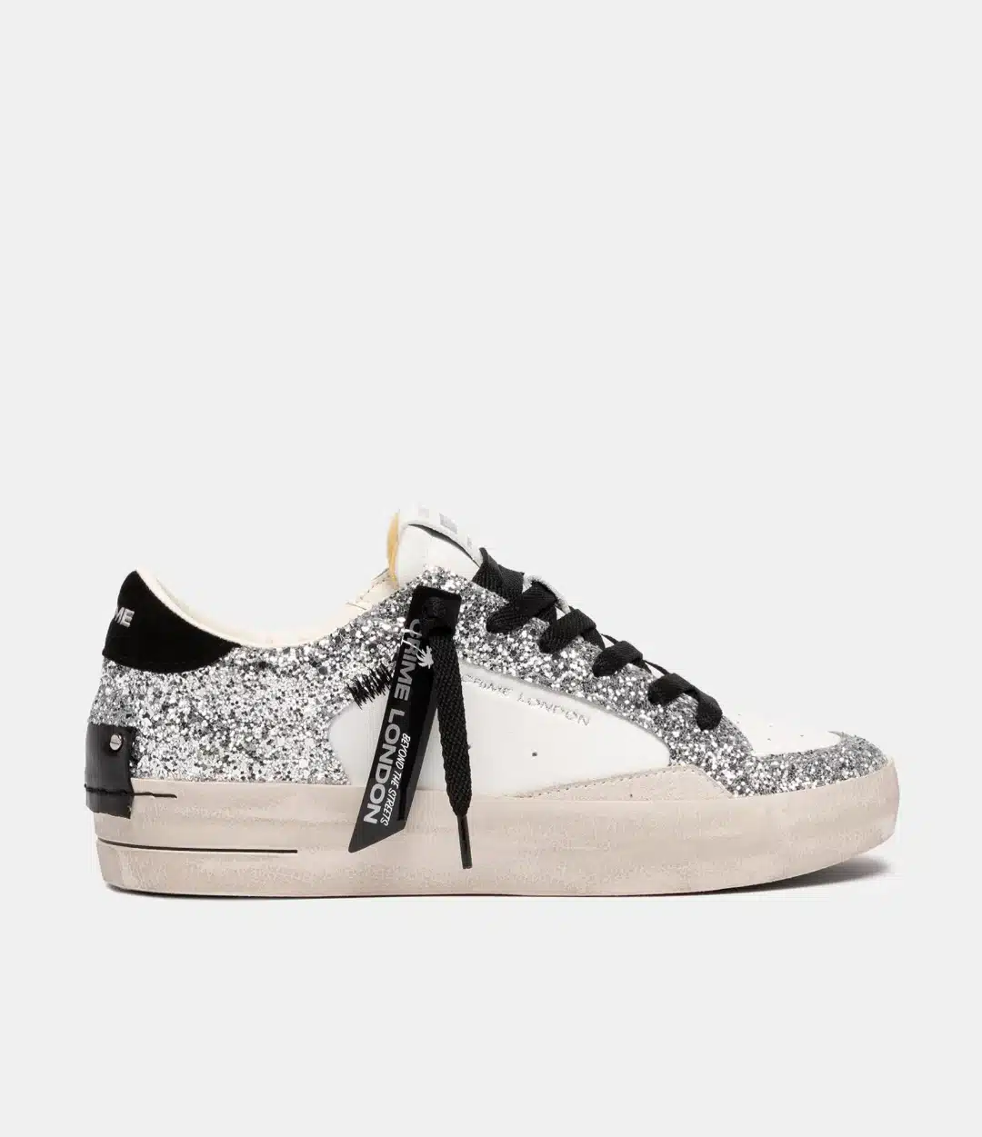 CRIME LONDON – SK8 DELUXE METALLIC SILVER