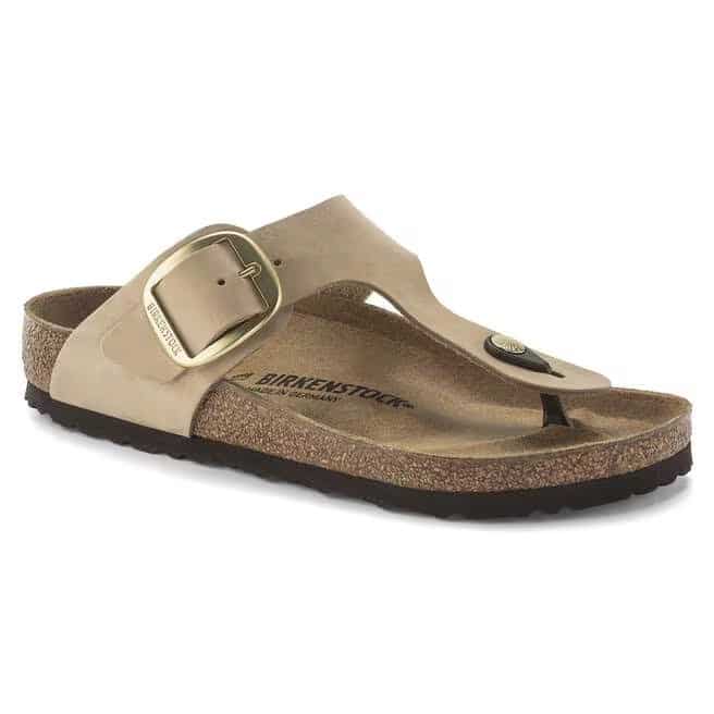 BIRKENSTOCK – GIZEH BIG BUKLE SANDCASTLE