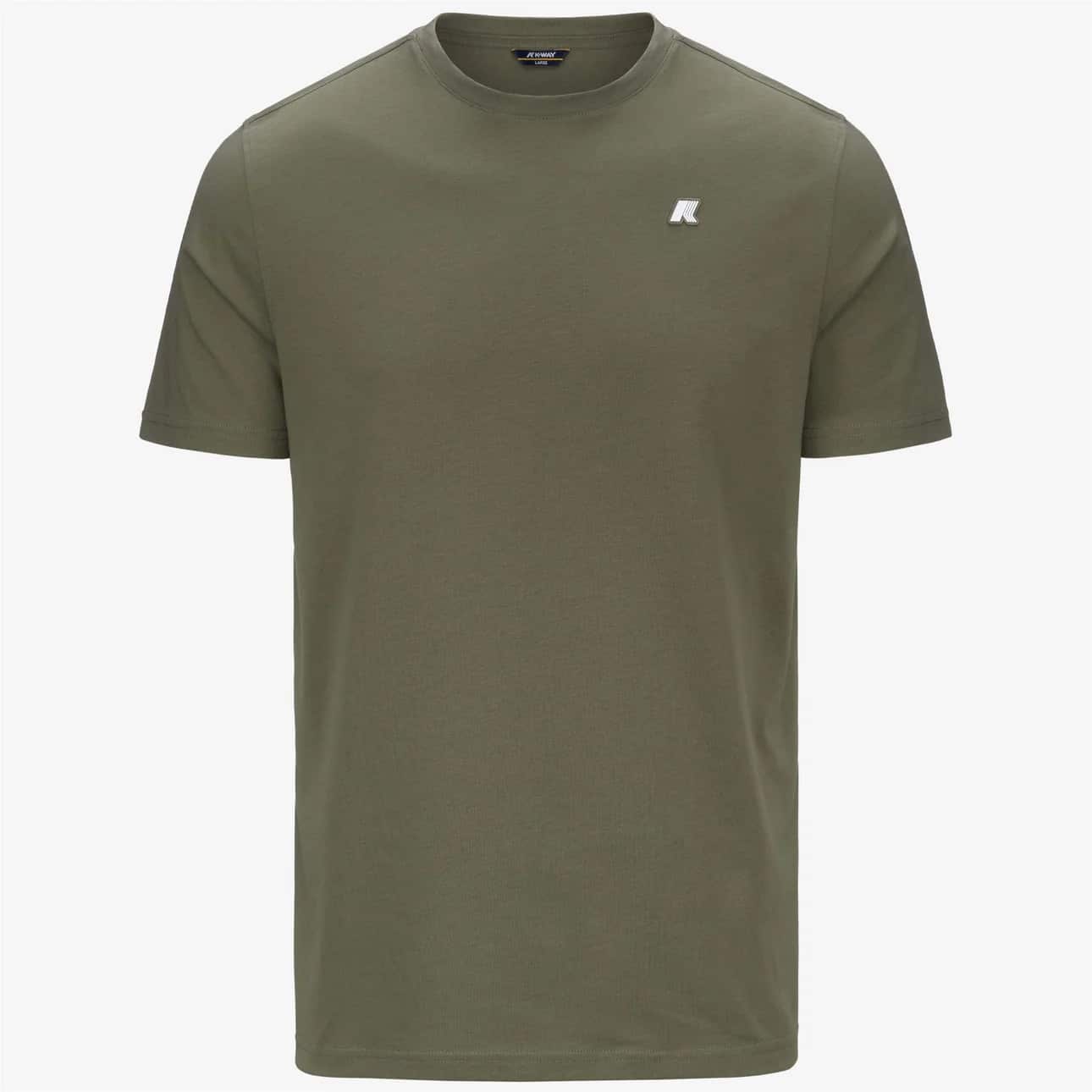 K-WAY – T-SHIRT ODOM JERSEY GREEN LICHEN