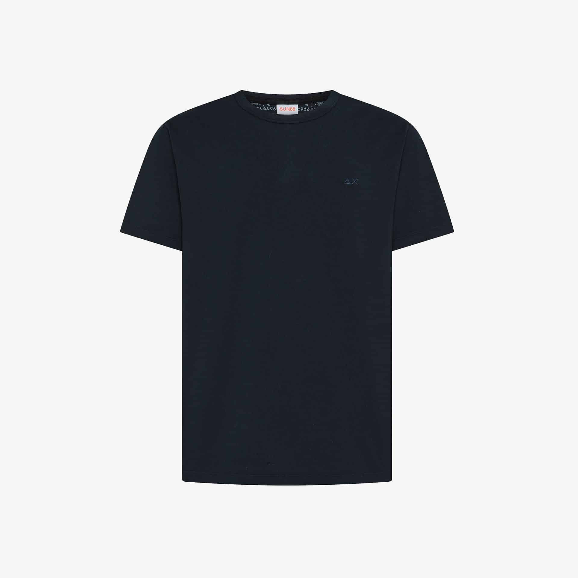 SUN68 – T-SHIRT PIQUET BLUE NAVY