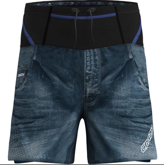 CRAZY IDEA – SHORT FLASH PRINT LIGHT JEANS
