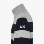 SUN68 - MAGLIA COLOR BLOCK IN LANA CON ZIP - Thumbnail Image 2