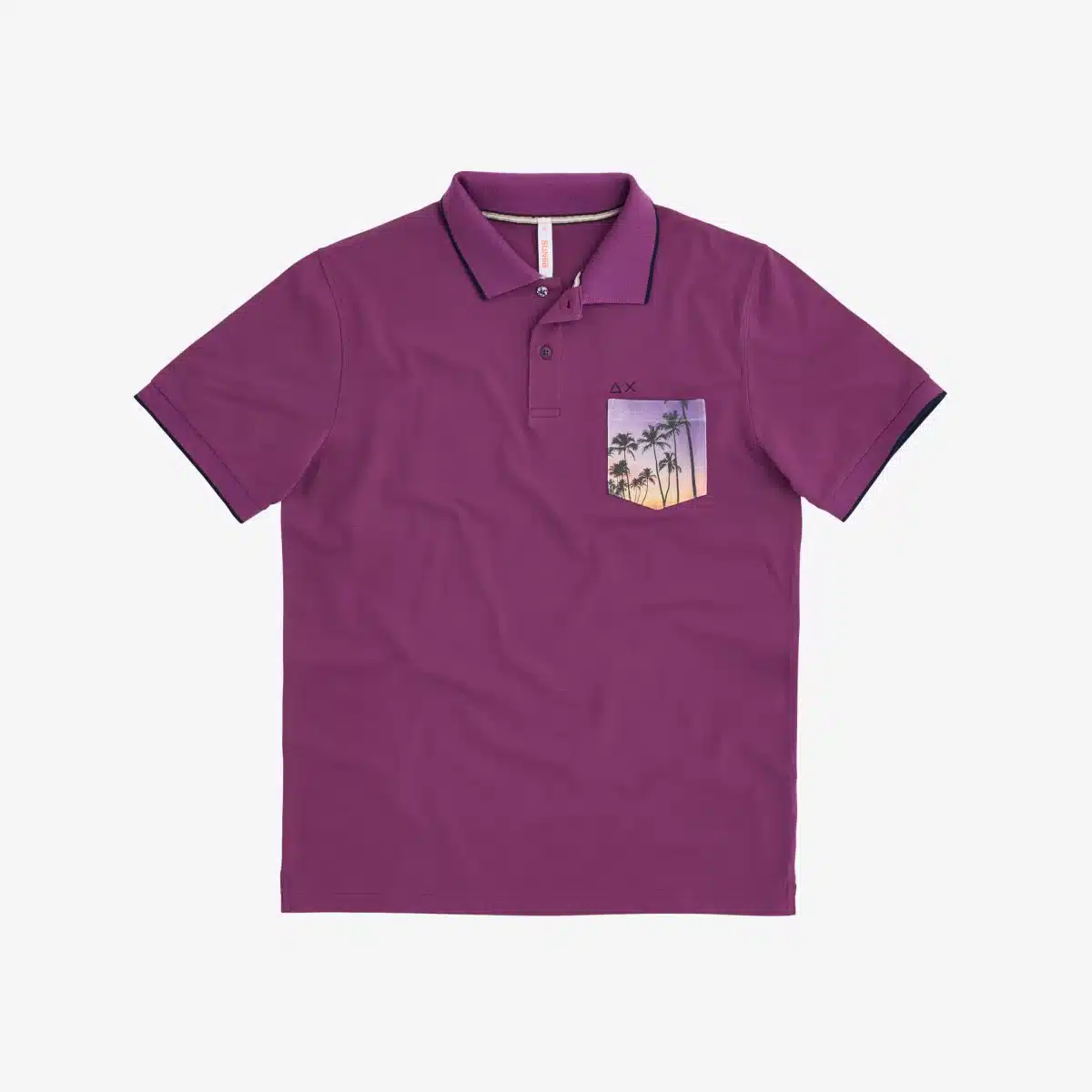 SUN68 – POLO PRINT POCKET EL.